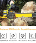 Person using Dewalt Chainsaw with Dewalt Chainsaw Drive Sprocket Replacement For DCCS620B DCCS620P1 DCCS670B