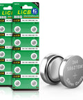 Heavy Hitter SR621SW Watch Batteries, Top Shelf 20 Pack 1.5V Silver Oxide Cells compatible with AG1 364 164, displayed in packaging.