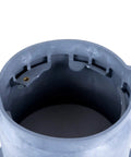 Top view of Heavy Duty 10 Inch Round Electrical Splice Box For Ground Installations, Durable PVC Enclosure Protects Wire Connections