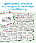 Task cards from Must-Have STEM Bins Classroom Kit By Brooke Brown Set Of 12 Hands On Science And Engineering Activities.