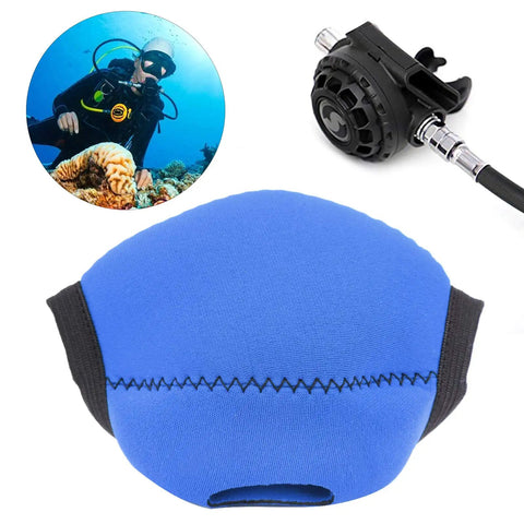 Scuba Diving Universal Second Stage Regulator Protector Cover Neoprene Guard Keeps Your Reg Safe From Dust Dirt Sand While You Dive Soft Durable Fit 3 Color Options Including Blue.