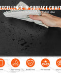 Hand cleaning Crazy Crispy Pizza Steel Plate 20 By 14 By Three Eighths Inch Thick For Oven Or Grill Preseasoned Carbon Steel