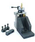Game Changing Mini Vertical Slide And Tool Post Kit Featuring Dead Nuts Accurate 2 Inch Steel Vice for precise lathe milling.