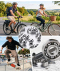 40 Pieces 1 Inch Chrome Steel Bearing Balls 25.4mm Precision High Hardness For Bearings, Drawer Slides, Auto Parts, And Industrial Machinery Maintenance And Upgrades in bikes and skateboards