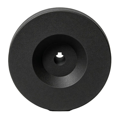 Heavy Duty Drive Pulley Compatible With John Deere Jx75 Mower Belt Wheel for smooth power transfer, black PETG material.