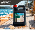 Heavy Duty Water Based Marine Varnish Shields Coastal Wood And Yachts From Salty Air While Delivering Hella Durable Scratch Protection With An Elegant Matte Look That Truly Stands Out in a 64 fl oz container on a wooden surface.