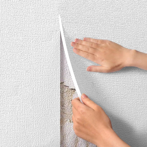 Game Changing 5 Mm Thick Thermal Insulation Wallpaper Roll Self Adhesive Cold Wall Patch being applied to a wall.