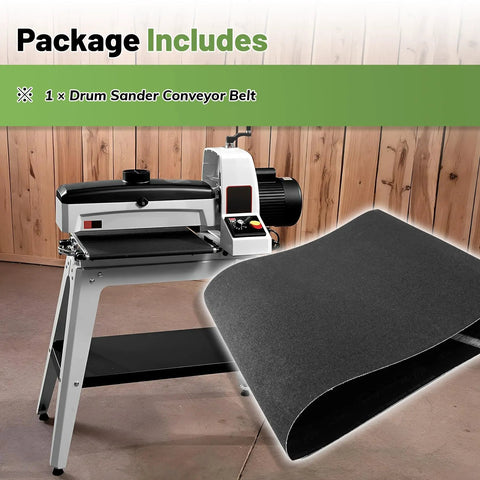 Drum Sander Conveyor Belt 120 Grit 17 And Three Eighths Inch By 38 Inch Replacement Belt for Jet JWDS 1632 and Performax JWDS 1836