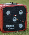 Classic Layered Foam Archery Target 22 Inch By 22 Inch Two Sided Shooting Target With Open Layer Design Stops Arrows With Friction Not Force