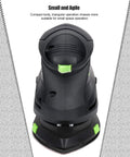 Front view of Pro Grade Electric Detail Sander with 12,000 OPM, 1.6 Amp motor and compact design for tight spaces.