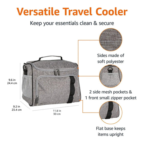 Leakproof Reusable Soft Insulated Cooler Lunch Bag For Office Lunches And Picnics Keeps It Cold For Hours On The Go 24 Can Capacity