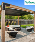Outdoor pergola using Beefy Heavy Duty L Shape Pergola Brackets 10 By 10 Inch For 4x4 And 6x6 Lumber Two Pack Mending Plates