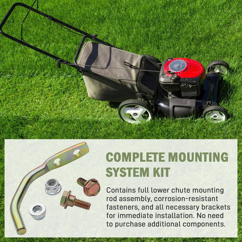 Hardware Pack 689-00636 Replacement For 42 Inch And 46 Inch Bagger System Boot With Double Lower Chute Mounting Rod And Leaf Collection Kit For Lawn Tractors