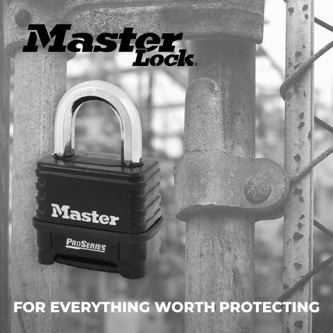 Heavy Duty 1178 Combination Padlock with Bottom Shackle on Metal Gate, Black Silver, Secure Lock for Various Uses