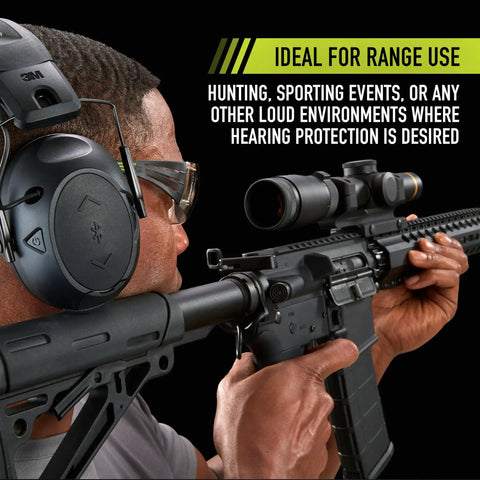 Bluetooth Hearing Protection Ear Muffs With 25 dB NRR Electronic Hearing Protection Headphones For Shooting And Hunting All Day Comfort Mowing Construction Concerts And More