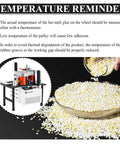 Image showing No Nonsense Heavy Duty Hot Melt Edgebander Glue 11 Lb High Viscosity Adhesive Pellets around glue machine.