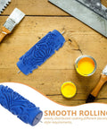 Heavy Duty Rubber Texture Paint Roller For DIY Wall Decoration And Pattern Embossing With Rock Solid Wear Resistance to ensure smooth even finish.