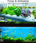 Zigbee Smart Power Strip Surge Protector With Fast Charging And Four Independently Switched Outlets Syncs With Alexa Google Home Philips Hue Black Slick Hub Powered Gear For Hassle Free Setup with plants and aquarium.