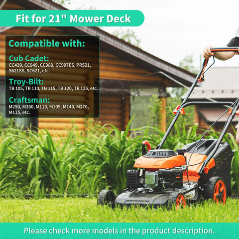 Gator Mulching Blade For 21 Inch Deck Beefs Up Your Mower Replaces 942-0741 742-0741 942-04276 742-04276 Mower Blade Compatible