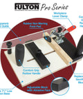 Pro Rail Guide Coping Sled For Router Table With Precise Clean Joints For Cabinet Doors And Drawer Fronts End Grain Blowout Prevention Safe Hands And Easy Smooth Routing Works Like A Champ with transparent fence guide and abrasive block.