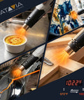 Powerful 380W Heat Gun Hot Air Tool with dual temperature settings in use for crafting, cooking, art, and repairs