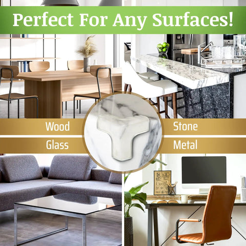 Clear Corner Protectors For Furniture 12 Pack With T Shape Edge Guards Baby Proof Cushions Silicone 30 Mm Small