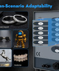 Premium Automatic Spot Welding Machine With Pulse Argon Arc Precision Control For Jewelry And Metal Crafts High Efficiency 50A To 600A Power Adjustable For Serious DIY Tinkering Proven Stable Arc Quality showcasing various applications including jewelry and glass repair.