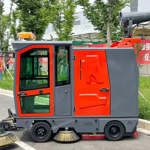 Get This Ride On Outdoor Sweeper Machine For Industrial Floor Cleaning In Parking Lots And Commercial Areas. Powerful Dust Removal Equipment Designed For Large Surface Maintenance Projects And Warehouse Operations. Heavy Duty Design Ensures Reliable