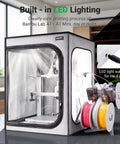 3D Printer Enclosure With Built In Ventilation Kit For Bambu Lab A1 And A1 Mini Combo Fireproof Dustproof Constant Temp Cover