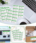 Laminating Calibration Labels 2x1 Inch Waterproof Write On Stickers For Easy NIST ISO 9000 Compliance, Audit Ready Calibration Records, Durable Weatherproof Labels For Industrial Equipment on laptop and tools