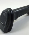 Wireless Bluetooth 2D And 1D Barcode Scanner With Cradle And USB Cord - Fast Handheld Imager For Retail Durable Easy Setup Upgraded DS8178-SR Model For 1D And 2D Barcodes Great Scan Range Plug And Play, showing the front view of the scanner on white background.
