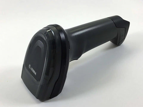 Wireless Bluetooth 2D And 1D Barcode Scanner With Cradle And USB Cord - Fast Handheld Imager For Retail Durable Easy Setup Upgraded DS8178-SR Model For 1D And 2D Barcodes Great Scan Range Plug And Play, showing the front view of the scanner on white background.