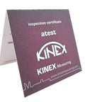 Inspection certificate for Solid Machinist Square Set 2 3/8 4 and 6 Inch Squares, DIN 875/1 Tolerance 18 Microns
