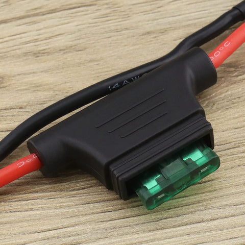 2 Pack XT60 Male To Female Extension Cables With 30A Fuse And 14AWG Silicone Wire For Electric Bikes Drones RC Cars Quadcopters And Battery Chargers Durable Heat Resistant Insulated Connectors