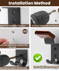Installation guide for Heavy Duty Helmet Wall Mount And Gear Organizer Rack Built From Solid Wood And Steel 2 Sturdy Hooks