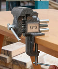 Heavy Duty 3 Inch 360 Swivel Clamp On Bench Vise Drops A Knockout 800 Pound Lockdown Grip for woodworking