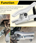 Heavy Duty Ball Joint Separator Tool for Quickly Pulling Arms Tie Rods and Ball Joints with Adjustable Opening from 1-1/8 to 2-1/8 Inches