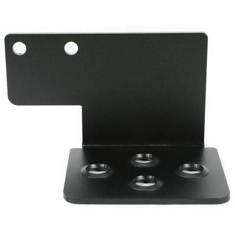 Close-up of Left Side Tractor Step for Massey Ferguson GC 17xx Sub Compact with Front End Loader, showing bolt holes and powder-coated steel.