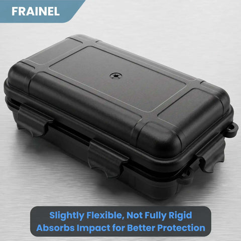 Beefy Rugged Storage Shell With Dense Foam Core Built To Lock Down 3.5 Hard Drives And Portable Ssds Plus Nvme Chips for impact protection.