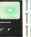 Upgraded Wall Mount Garage Door Opener Keypad With Lighting Control Wired Replacement Panel Compatible With LiftMaster