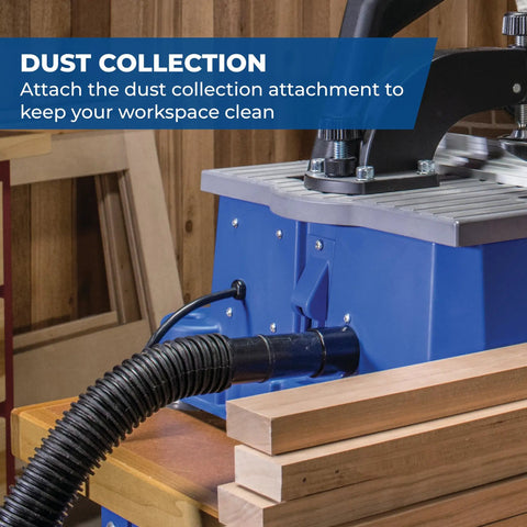 Pro Grade Heavy Duty Pocket Hole Jig For Woodworkers Fast Precise Drill Press Compatible Joinery Tool with dust collection attachment.
