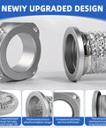Magnetic Dryer Vent Connector Kit With Airtight DV180 Seal Quick Connect And Disconnect No Fuss Dryer Vent Coupling