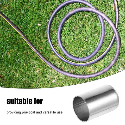 Solid Stainless Steel Hydraulic Hose Crimping Sleeves 100 Pcs Heavy Duty Ferrules Guarantee A Leak Free Connection on coiled hose