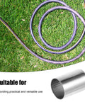 Stainless Steel Hose Ferrules 100Pcs Hydraulic End Fittings Heavy Duty Crimping Sleeves Wear Resistant Industrial Tools For Mechanics Top Shelf Gear Leak Free Deal Real Value Strong Performance Pressure Lines For Pro Shops, stainless ferrule close-up
