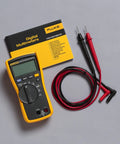 Electrician's Multimeter With Auto Volt AC DC Voltage Selection, Low Input Impedance, and LED Backlit Display, with manual