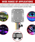 48V 36V To 12V Voltage Converter for golf carts, scooters, and LED strips with waterproof and dustproof aluminum shell