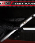 Wheel Hanger Pin Set Two Pack M14 x P1.5 Wheel Stud Alignment Guide Pins easy to use in black gloved hand