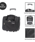 Under Seat Carry On Bag With Rolling Wheels For Airline Travel Your Go To 15 Inch Personal Item That Fits Easy Lightweight 4 Lb Case