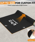 Self Adhesive Epdm Rubber Roofing Membrane 51 Mil Black Peel And Stick Roof Underlayment For Flat Roofs displayed on a concrete surface.