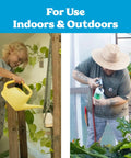 Hb Sc Sf Beneficial Nematodes Kit For Garden Pest Control in use indoors by a child and outdoors by an adult.